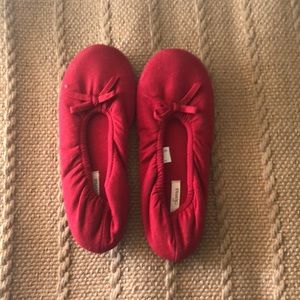 Red Soma slippers